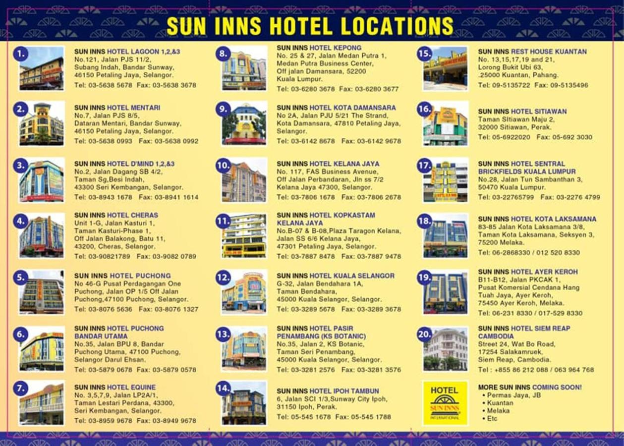 Sun Inns Hotel Ayer Keroh Exterior foto